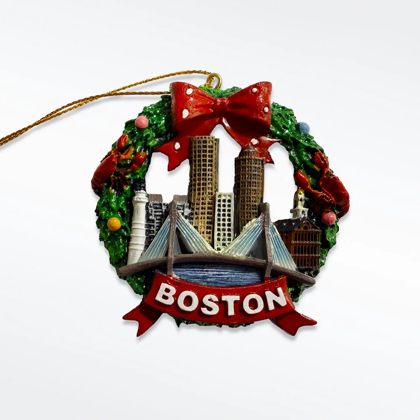 Boston Ornament