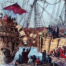 Teas of the Boston Tea Party set